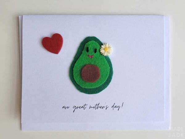Handmade Punny Mother's Day Card: AVO great mother’s day!