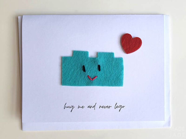 hug me and never LEGO