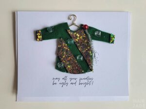 may all your SWEATERS be ugly & bright (red) Add to cart may all your SWEATERS be ugly & bright (green)